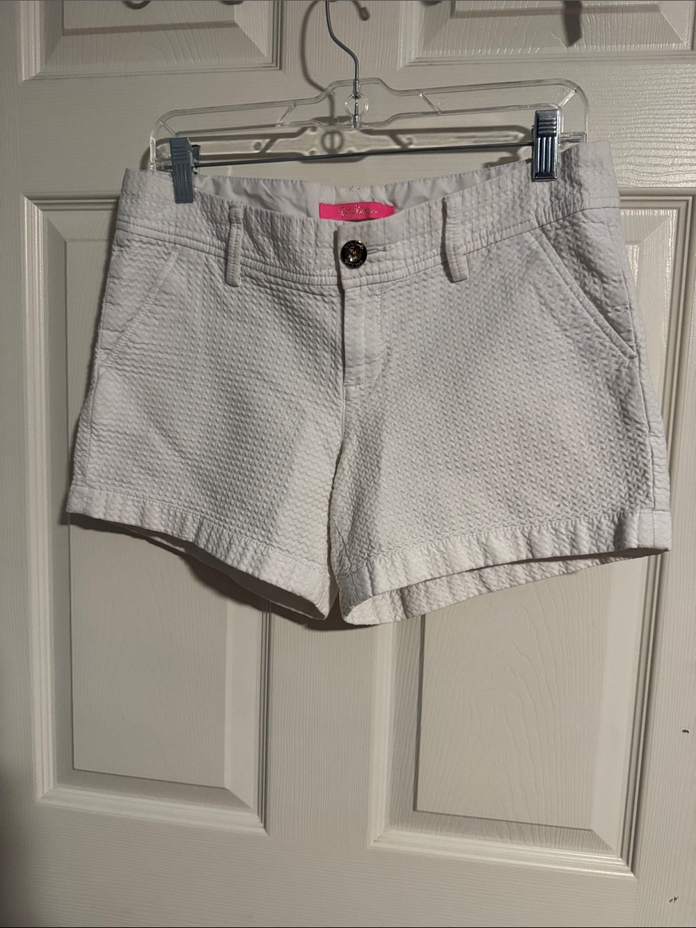 Lilly Pulitzer 5” Callahan White Textured Women’s Shorts